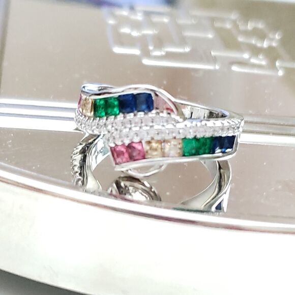 New - The Seventh 925 Zircon Ring - Picture 13 of 13